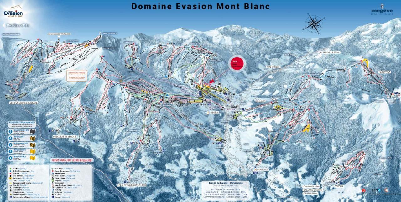 Megeve - Appartement 2 Chambres - Proche Centre Et Pistes - Fibre - Parking Zewnętrze zdjęcie